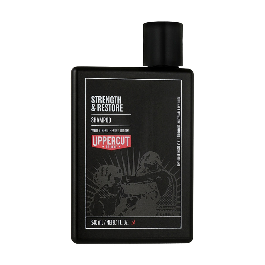 Чоловічий шампунь для волосся Uppercut Deluxe Strength And Restore Shampoo, 240 мл